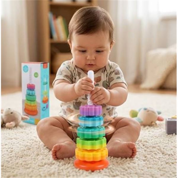 Kaselbro Sensory Stacking Toy Model 12M+