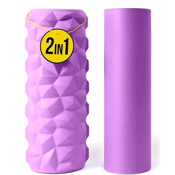 Revons Pink 2-in-1 Foam Roller 13in
