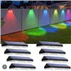 Image 1 : Solar Fence Lights Model X0041TXMP5, 8 Pack