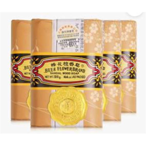 Bee & Flower Sandalwood Soap Set Made in PRC