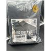 Image 2 : Utopia Full Size Grey Bed Sheet Set
