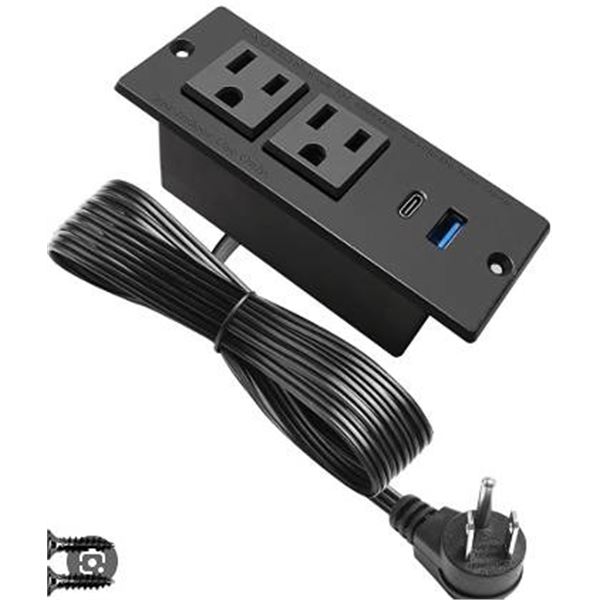 Desktop Power Outlet with USB Ports