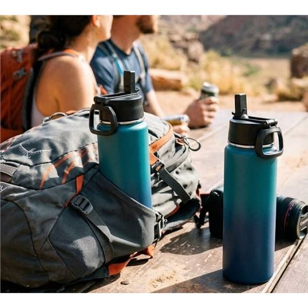 Two 22oz Water Bottles