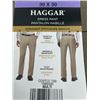 Image 3 : Haggar Dress Pant 30x30 Straight Fit