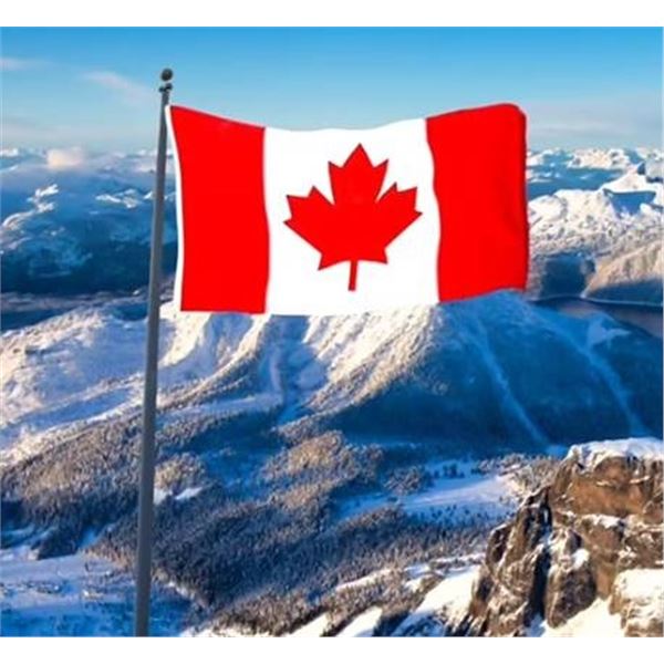 KUOKIP Double Sided Canadian Flag 3x5FT