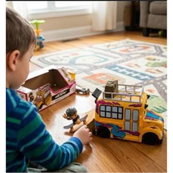 Tech Deck Sk8 Crew Ultra SK8 Bus playset.