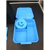 Image 3 : Blue Bento Lunch Box Set with Bag