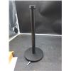 Image 3 : Metal Paper Towel Holder, Black