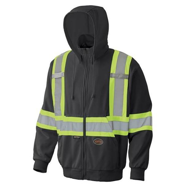 Pioneer Hi-Vis Polyester Fleece Hoodie 3XL