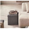 Image 2 : SONGMICS Folding Storage Ottoman ULSF028G02
