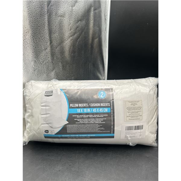 Utopia Bedding Square Pillow Inserts 2 Pack