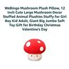 Image 3 : WeBingo Mushroom Plush Pillow 12 Inch
