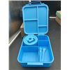 Image 2 : Blue Bento Lunch Box Set with Bag