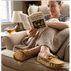 Image 1 : Laurentian Chief Suede Moccasins Size 6