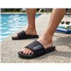 Image 1 : Roots Black Slides Size 7 with Box