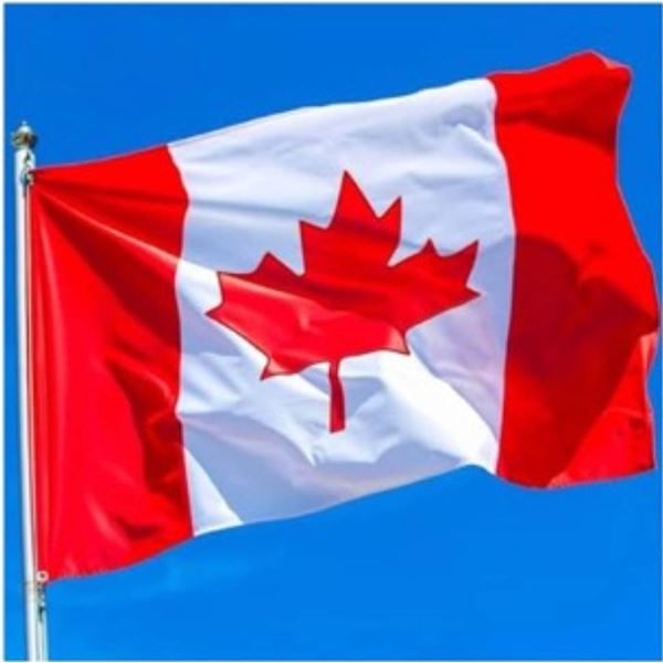 Canadian Flag 3x5 Ft Polyester 210D