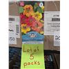 Image 2 : Nasturtium Capucine Trailing Mixed Seeds – 5 Packs of Mr. Fothergill’s