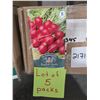 Image 2 : Cherry Belle Radish  Seeds – 5 Packs of Mr. Fothergill’s
