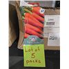 Image 2 : Autumn King Carrot  Seeds – 5 Packs of Mr. Fothergill’s