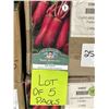 Image 2 : Betterave Forono  Beet Seed – 5 Packs of Mr. Fothergill’s