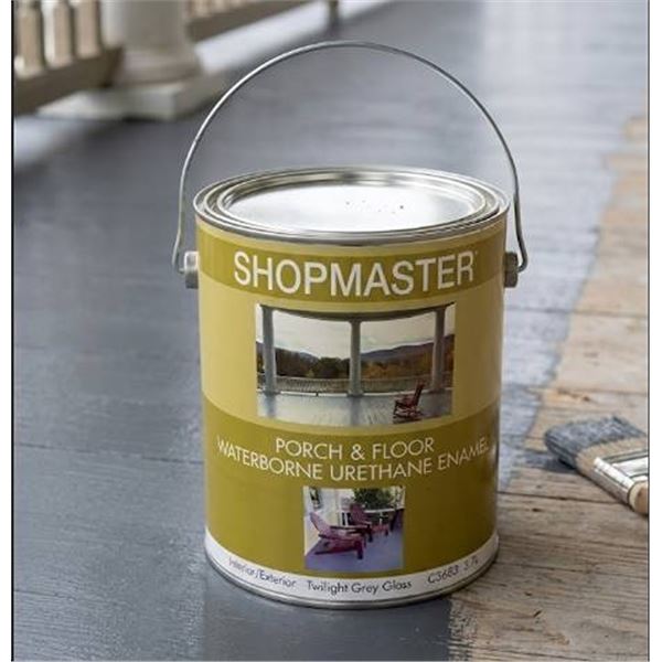 Shopmaster Porch & Floor Urethane Enamel Grey 3.7L