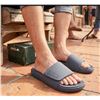 Image 1 : Roots Men's Grey Slide Sandals Size 8