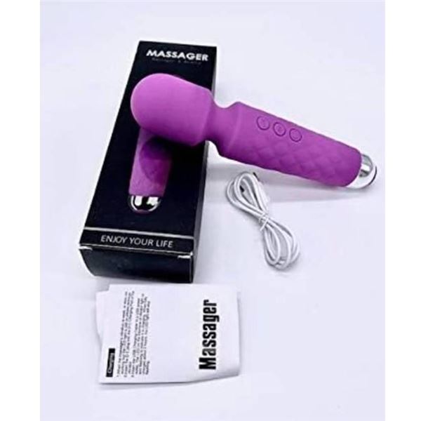 Handheld Wand Massager for Relaxation and Muscle Aches, Purple