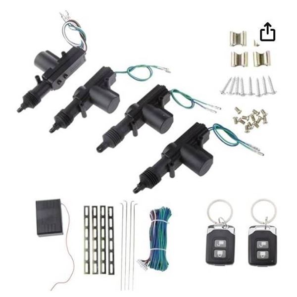 Central Door Lock System with Remote and Master/Slave Locks