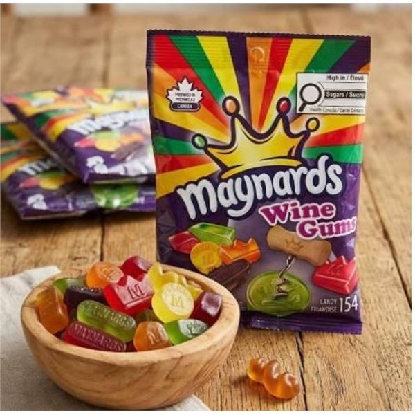 Maynards Wine Gum Candy Bag, 12x 154 Grams