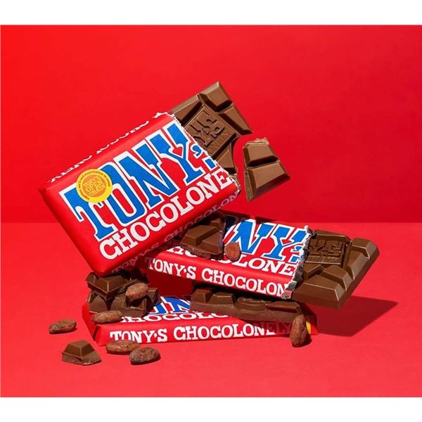 Lot of 7 Tony's Chocolonely Milk Bars x 180g