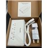 Image 2 : Powerjc Tower Power Strip Surge Protector, Model R08102