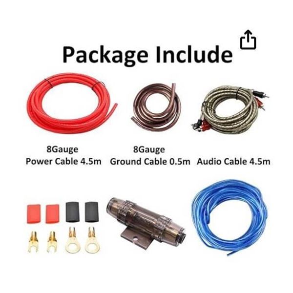 MOCNT Car Audio Wiring Kit With AGU Fuse Holder