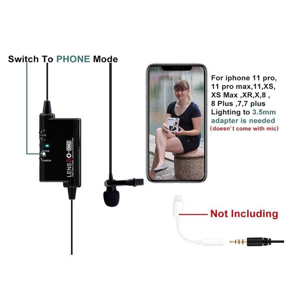 LENSO LYM-DM2 Lavalier Microphone