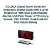 Image 4 : GOLOZA Electronic Digital Alarm Clock