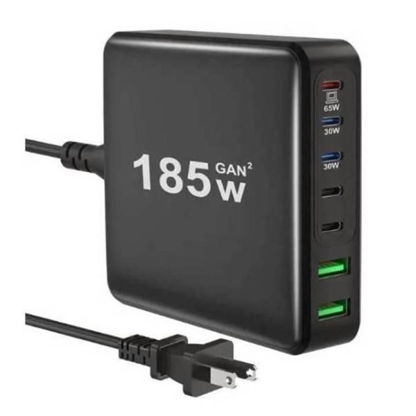 Bangfun 185W USB-C Charging Station, Model HNT-PC608, 7-Port