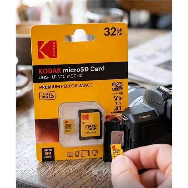 Kodak 32GB microSD Card with Adapter