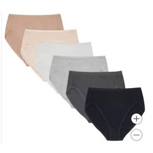Room Service 6-Pack Hi-Cut Panties L/G
