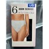 Image 2 : Room Service 6-Pack Hi-Cut Panties L/G