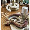 Image 1 : Lot of 2 -3D Printed Snake Decor Figures
