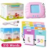 Image 1 : Talking Flash Cards for Kids 510 Sight Words Toddler Language Learning Educational Toy