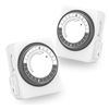 Image 1 : HBN 24 Hour Mechanical Dual Outlet Timer (2 Pack)