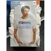 Image 2 : 32 Degrees Cool Men's White T-Shirts 4-Pack Size XXL