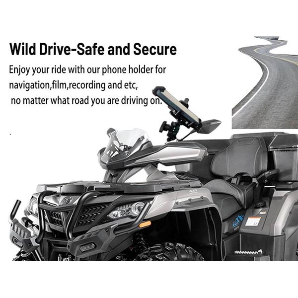 QYMOTO ATV Phone Holder Mount Set