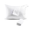 Image 1 : Faunna Standard Size Pillow Protectors, 100% Long-Strand Sateen Cotton, 4-Pack