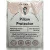 Image 3 : Faunna Standard Size Pillow Protectors, 100% Long-Strand Sateen Cotton, 4-Pack