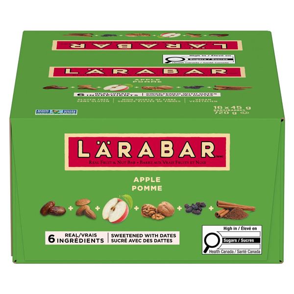 LÄRABAR Apple Snack Bars, 16 Pack