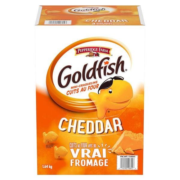 Goldfish Cheddar Crackers 1.64 kg Box