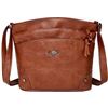 Image 1 : Brown Faux Leather Shoulder Bag