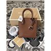 Image 1 : Michael Kors Brown Leather Mini Tote Bag