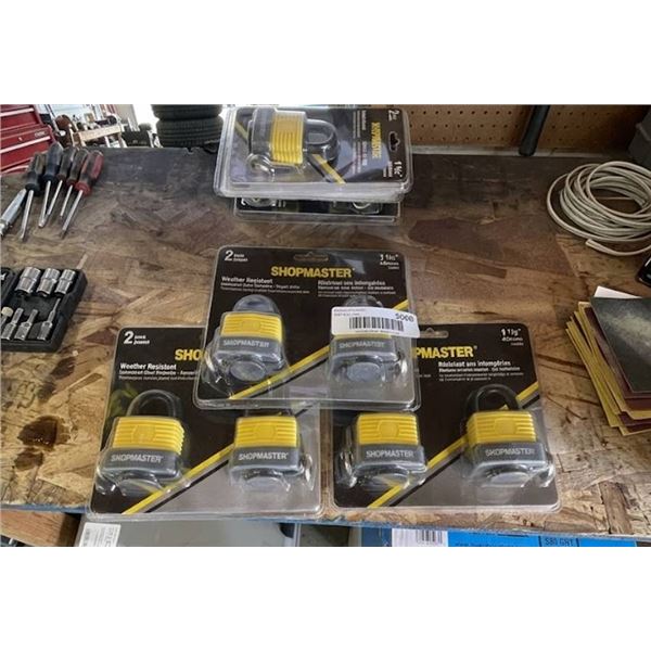 3 ShopMaster Padlock Sets